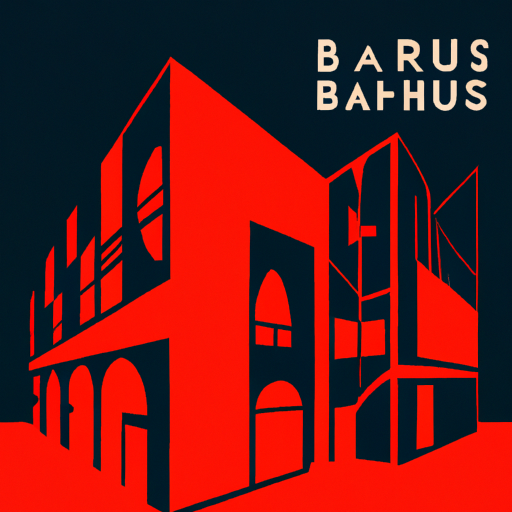 An illustration of the iconic Bauhaus style buildings, highlighting their unique and functional design.